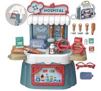 Woopie set 3in1 del piccolo dottore in valigetta e borsa, 21 pezzi