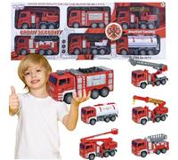 WOOPIE set di camion dei pompieri 6 in 1