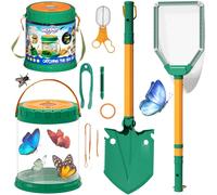 Woopie Set Piccolo Esploratore di Natura Rete per Insetti e Farfalle, Contenitore per Pesci