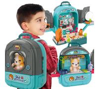 Woopie zaino veterinario con casetta e cagnolino 3 in 1