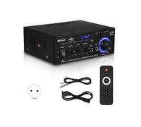 Woopker Amplificatore Audio Ak45 Pro Supporto per Altoparlante Basso Uscita Massima 820 W Ingresso 90-240 V 50 W + 50 W Aggiornamento Spina