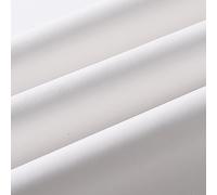 Wooqu Panno per libri in pelle PU, base rivestita in poliuretano e tessuto non tessuto, effetto pelle, morbido, 43,2 x 73,7 cm, per rilegatura, colore bianco