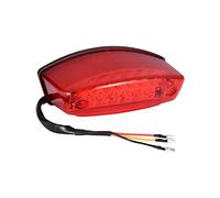WOOSTAR 3 Fili Posteriore LED Freno Fanale Posteriore Sostituzione per 50cc 70cc 90cc 110cc 125cc 150cc Moto Scooter Dirt Pit Bike Off-Road ATV 4 Ruote Quad Rosso
