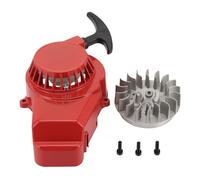 WOOSTAR Avviamento a Strappo con Volano Sostituzione per 2 Tempi 47cc 49cc Pocket Dirt Bike Mini ATV Motore Rosso