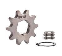 WOOSTAR Moto 420 10 Denti Pignone 20mm Sostituzione per 50cc 70cc 90cc 110cc 125cc Dirt Pit Bike Mini Bike ATV Quad Ciclomotore