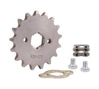 WOOSTAR Pignone Moto Anteriore 420 17 Denti 20mm per 50cc 70cc 90cc 110cc 125cc Dirt Pit Bike Mini Bike ATV Quad Ciclomotore