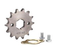 WOOSTAR Pignone Moto Anteriore 428 14 Denti 20mm per 50cc 70cc 90cc 110cc 125cc Dirt Pit Bike Mini Bike ATV Quad Ciclomotore