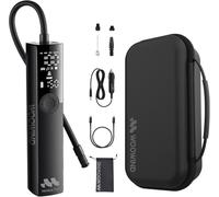 Woowind Ventus Pro Kit Compressore Aria Portatile 150 PSI con Borsa Protettiva Rigida - Gonfia Gomme Auto, SUV, Pickup, Moto, Bici Senza Fili o 12V DC, Spegnimento Automatico, Luce LED SOS