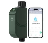 WOOX Timer Irrigazione WiFi 2,4 GHz, Controller Automatico per Irrigazione, Compatibile con Tuya e Smart Life, Funziona con Alexa e Google, Senza Hub, IP65, G3/4, Ritardo Pioggia, Modalità Manuale,