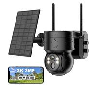 WOOX - Telecamera Ip Ptz Per Esterni Con Pan /tilt /zoom E Pannello Solare - SPEDIZIONE GRATUITA