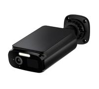 Woox Telecamera di sorveglianza solare 2K per esterni con lampada da parete attivata da movimento, telecamera esterna WiFi senza fili, con rilevamento AI di persone/animali/veicoli, colore visione