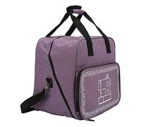 WOOXGEHM Borsa per Macchina da Cucire, Borsetta Portatile Multitasche, Protezione per Macchina da Cucire Durevole di Grande Capacità, Utilizzata Nella Maggior Parte Degli Scenari di Vita(Viola)