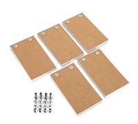 WOOXGEHM Kit Flip Book da 5 Pezzi, Set Flipbook per Disegno, Set Separato di Viti per Libri Dipinti a Mano, Può Essere Utilizzato con Luci a LED per Far Disegnare e Graffiti I Bambini