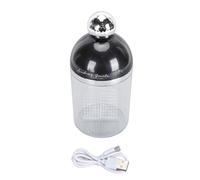 WOOXGEHM Macchina per Schiuma per Il Viso, Tazza per Schiuma Detergente per Il Viso Elettrica, Bottiglia di Schiuma per Lavaggio del Viso Portatile Ricaricabile Impermeabile (Nerone)
