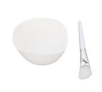 WOOXGEHM Set di Ciotole per Maschera per Il Viso, Delicato Sulla Pelle, Confortevole, Set di Pennelli in Silicone Squisito Leggero in Silicone Fai Da Te
