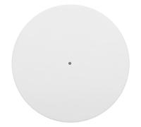 WOOXGEHM Tappetino per Giradischi in Acrilico, Tappetino per Giradischi Antistatico, Tappetino per Giradischi per Giradischi da 12 Pollici, Dischi da 33 1/3 Giri e 45 Giri (Bianco Latteo)