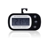 WOOXGEHM Termometro Digitale da Frigorifero con Gancio, Termometro da Congelatore Impermeabile, Retro Magnetico LCD, Facile da Leggere, Funzione Max/Min, per Casa, Ristorante, Congelatore di Gelati