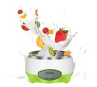 WOOXGEHM Yogurtiera Elettrica, Formaggera Fresca da 15 Watt, Accessorio per Yogurt Greco, Yogurtiera Termostatica in Acciaio Inox, per Yogurt Casalingo Fai da Te, Preparazione di Gelati Arrotolati