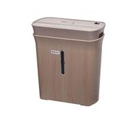 Woozoo, Distruggi documenti/distruggi carta, 8 fogli, Tecnologia trasversale, Cestino da 8,9 l, Carta A4 - Personal Shredder Cross Cut P8GCD - Colore del legno