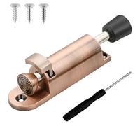 Wopanxye Fermaporta a molla, fermaporta on/off per interni, supporti telescopici regolabili, molla ispessita, cuscinetto in gomma ispessita, porta fissa a qualsiasi angolazione, per ufficio, casa