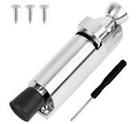 Wopanxye Fermaporta a molla, supporto per porta a pedale, cuscinetto in gomma ispessita, mani libere, costruzione solida in lega di zinco, protegge le pareti, mani libere, per ufficio, casa