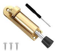 Wopanxye Fermaporta regolabile telescopico a molla, fermaporta on/off con cuscinetto in gomma antiscivolo, impedisce alle porte di oscillare, per ripostiglio, camera da letto, garage, ufficio