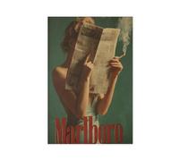 WOPIYNAG Poster su tela Marlboro Muse, decorazione per camera da letto, paesaggio decorativo, idea regalo, 40 x 60 cm