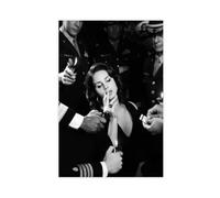 WOPIYNAG Poster su tela per album Lana Del Rey, decorazione per camera da letto, paesaggio decorativo, idea regalo, 50 x 75 cm