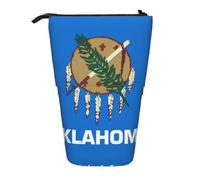 WOPQS Oklahoma State Flag - Astuccio verticale retrattile, per cancelleria e cancelleria