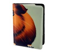 WOPQS Porta passaporto con illustrazione di porcellini d'India, 14 cm, accessori da viaggio per documenti