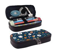 WOPQS Sport Baseball Game Astuccio In Pelle Penna Cancelleria College Pouch Holder Box Organizer