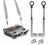 Worahroe Cinghia di Fissaggio in Metallo per Telecomando DJI RC/RC Pro, Supporto Ergonomico per Drone Mini 4K/Air 3S/Mini 3/Mavic 3, Supporto per Schermo Stabile