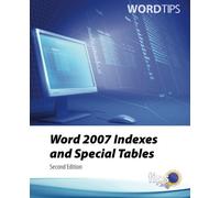 Word 2007 Indexes and Special Tables