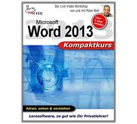 Word 2013 Video-Training - Der große Praxiskurs auf DVD [Interactive DVD]