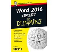 Word 2016 espresso For Dummies