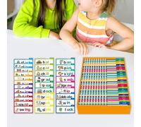 Word Families Phonics Flash Cards per il vocabolario che costruisce il