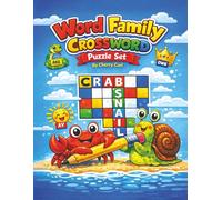 Word Family Crossword Puzzle Book: Sight Word and Phonics Activities for Early Readers