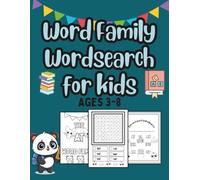 Word Family Wonderland: Fun Puzzles and Coloring for Early Readers: 40 Word Search Puzzles and 40 Coloring Pages to Build Phonics and Reading Skills for Kids Ages 3-8