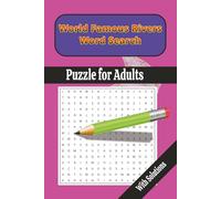 Word Famous Rivers Word Search: Easy to read 50 + puzzles brain activities for Adults