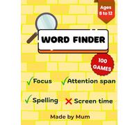 Word Finder Challenge Book | Specially designed for kids aged 8 to 12 years | In each puzzle, a long word hides dozens of smaller ones - can they find them all ?