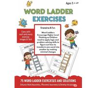 Word Ladder Exercises: Suitable for 5 Years Old and up