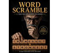Word Scramble for Adults & Seniors: 1500 Jumbled Words, Large Print Brain Games