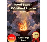 Word Search - 100 Mixed Puzzles: Large Print for Adults and Seniors | Large Format | 1 Puzzle Per Page | Solutions Included | Over 1300 Words | Mixed Search Puzzles for Variety, Breaks and Gift Ideas