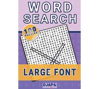 Word Search: 100 puzzles in large font!: Volume 1