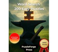 Word Search - 200 Easy Puzzles: Large Print for Adults and Seniors | 2000+ Words | 2 Puzzles Per Page | Solutions Included | Easy Word Search Fun and a Thoughtful Gift