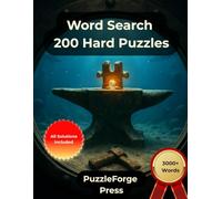 Word Search - 200 Hard Puzzles: Large Print for Adults and Seniors | 3000+ Words | 2 Puzzles Per Page | Solutions Included | Challenging Puzzle Fun and a Great Gift