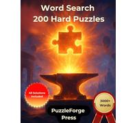 Word Search - 200 Hard Puzzles: Large Print for Adults and Seniors | 3000+ Words | 2 Puzzles Per Page | Solutions Included | Strong Brain Challenge and a Great Gift