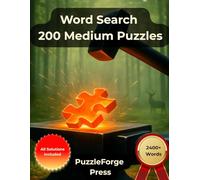 Word Search - 200 Medium Puzzles: Large Print for Adults and Seniors | 2400+ Words | 2 Puzzles Per Page | Solutions Included | Balanced Brain Fun and a Thoughtful Gift