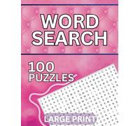 Word Search 2000 Words Large Print Pink Stylish for Women: 100 Puzzles, No Repeating Words From Easy, Medium To Hard With Anti Eye Strain Big Fonts, ... For Adults Seniors & Teens For Fun & Relax