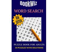 Word Search 2022 Puzzle Book for Adults : 50 Word Finds Puzzle Book with Solutions for Adults and Elderly